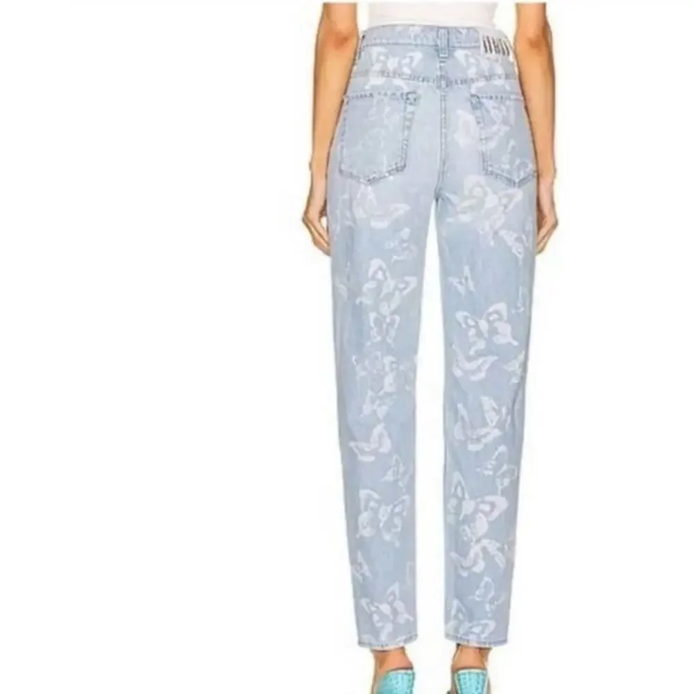 MOTHER SNACKS High Waisted Twizzy Skimp Bread & Butterfly Jeans Size 26 NWT - Picture 2 of 16